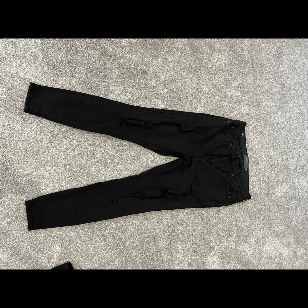 Torrid Black Ripped Jeans